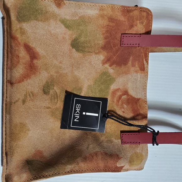 Sk!n Purse Small Leather with Leaf Print - Picture 8 of 8
